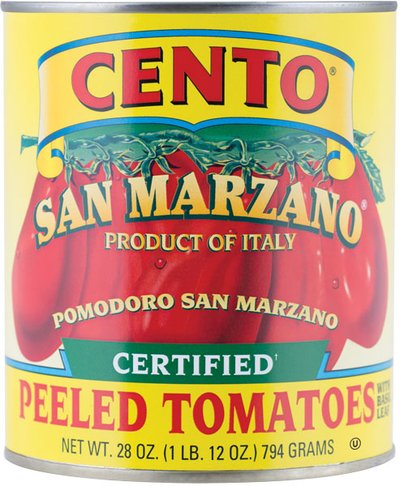 Cento Certified San Marzano Whole Peeled Tomatoes 28oz can