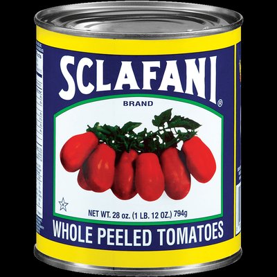 Sclafani Whole Peeled Tomatoes 28oz can